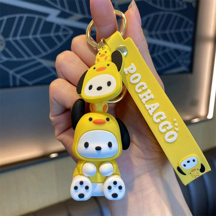 Wholesale Cartoon Doll Silicone Keychain JDC-KC-MingT059