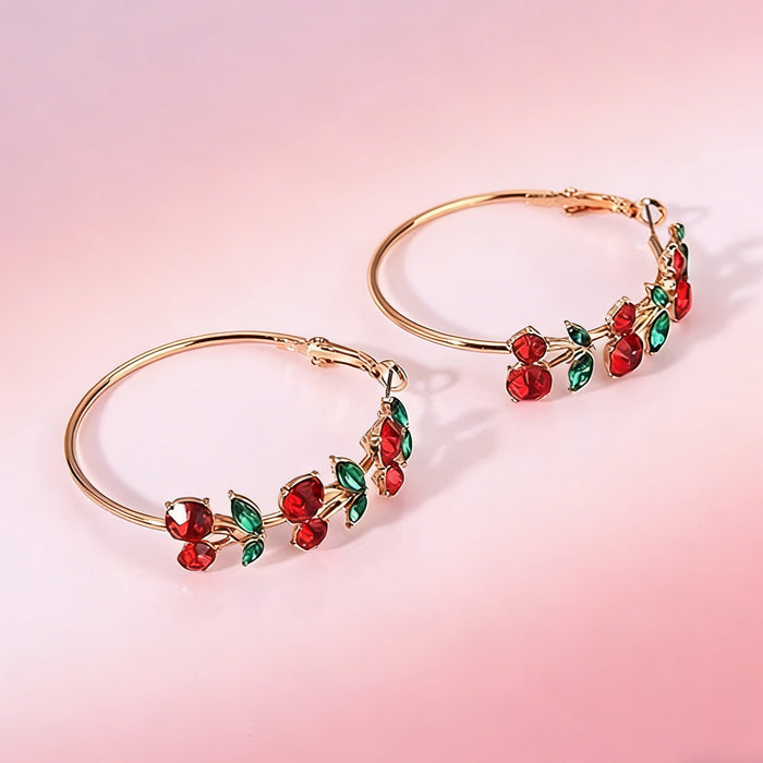 Wholesale Alloy Fruit Earrings with Pineapple Design Hanging Plating Jewelry Accessory