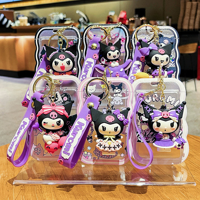 Wholesale Creative Card Set Keychain Cute Cartoon Keychain Student Bag Pendant