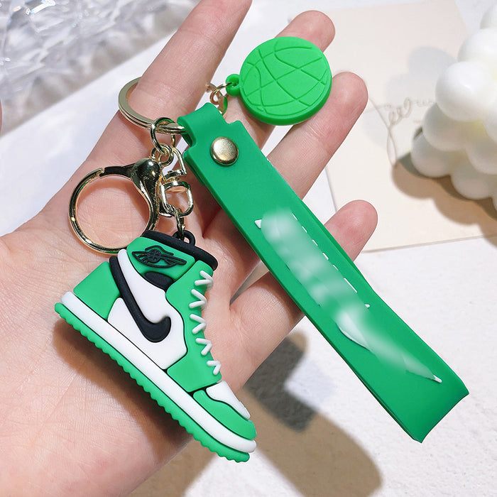 Wholesale Cartoon Shoes Silicone Doll Keychain JDC-KC-QiChao011