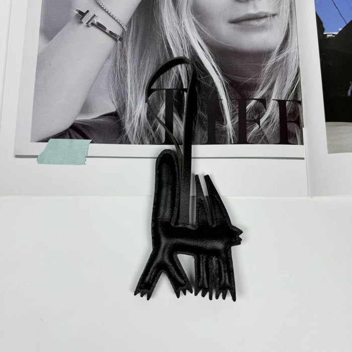 Wholesale New Leather Kitten Screaming Cat Bag Pendant Funny Kitten Bag Pendant Small Gift