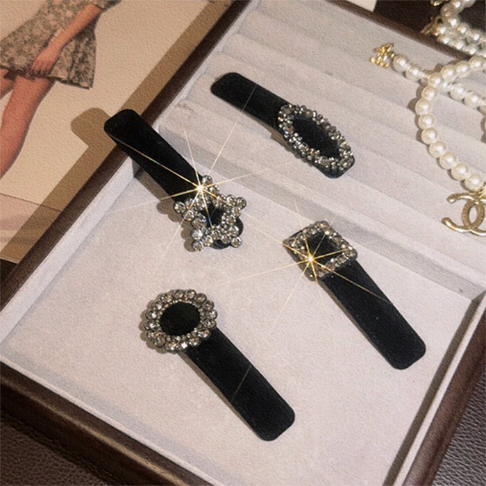 Wholesale Hairpin Side Clip Headwear Bangs Clip Rhinestone bb Clip Women's Hair Accessories