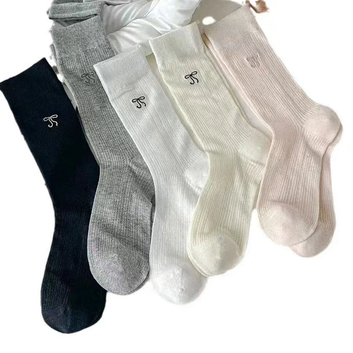 Wholesale Thin pile socks versatile mid tube socks hollow mesh breathable long socks