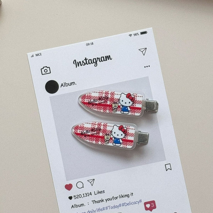 Wholesale Acrylic accessories cute DIY duckbill clip side clip hair accessory headpiece