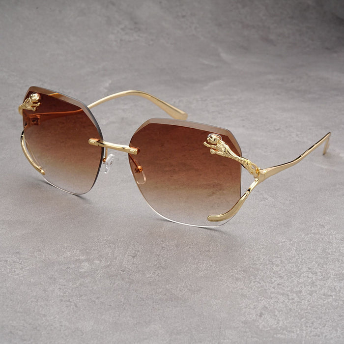 Wholesale Fashionable temperament, square sunglasses, minimalist sunglasses