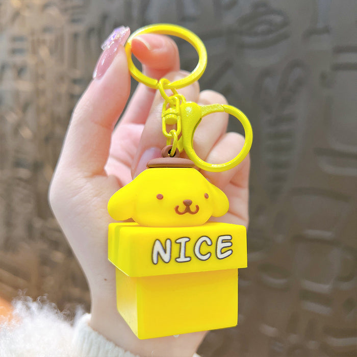 Wholesale Cartoon Plastic Keychains(S) JDC-KC-YanG026