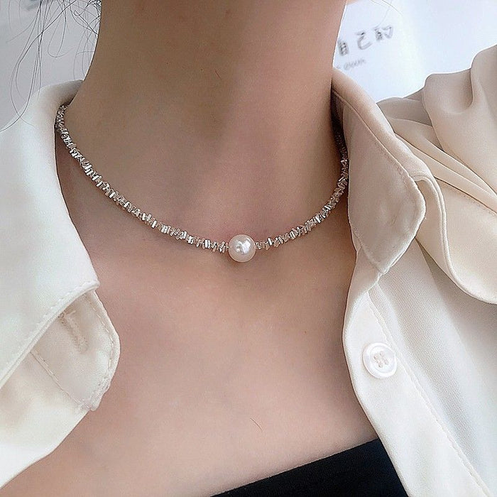 Wholesale pearl pendant Alloy necklace JDC-NE-DaXiang003
