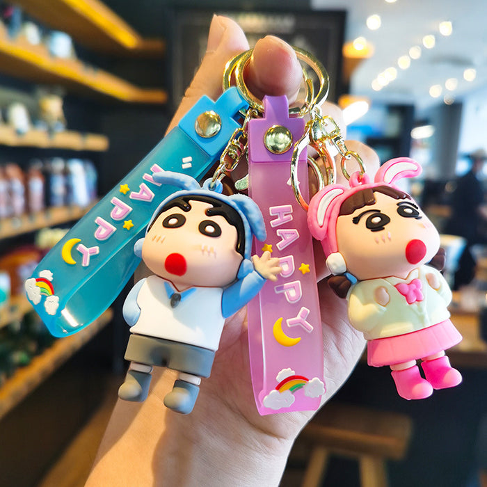 Wholesale cartoon bag pendant car key ring