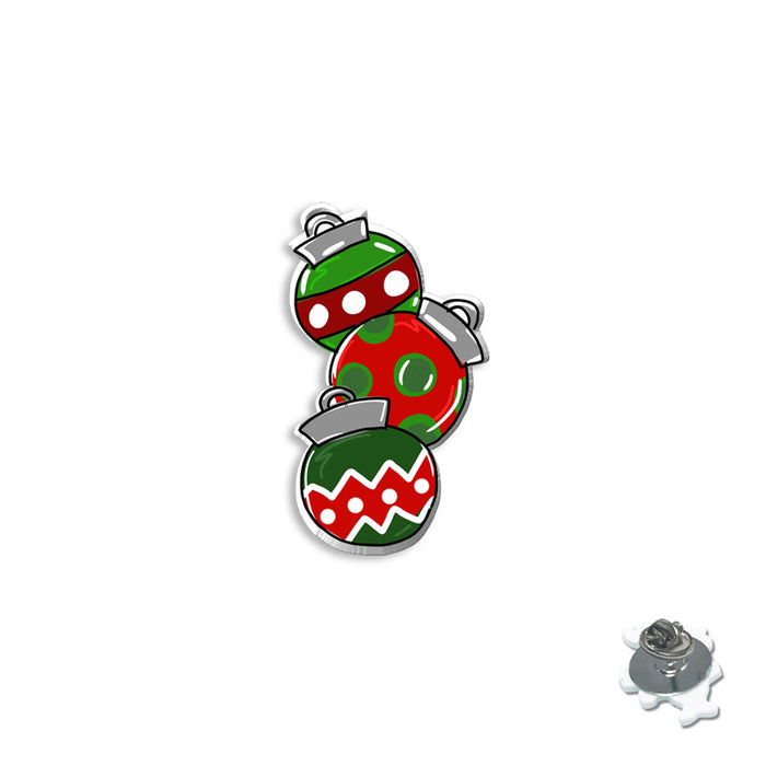 Wholesale Cartoon Christmas series brooch badge personality resin collar pin