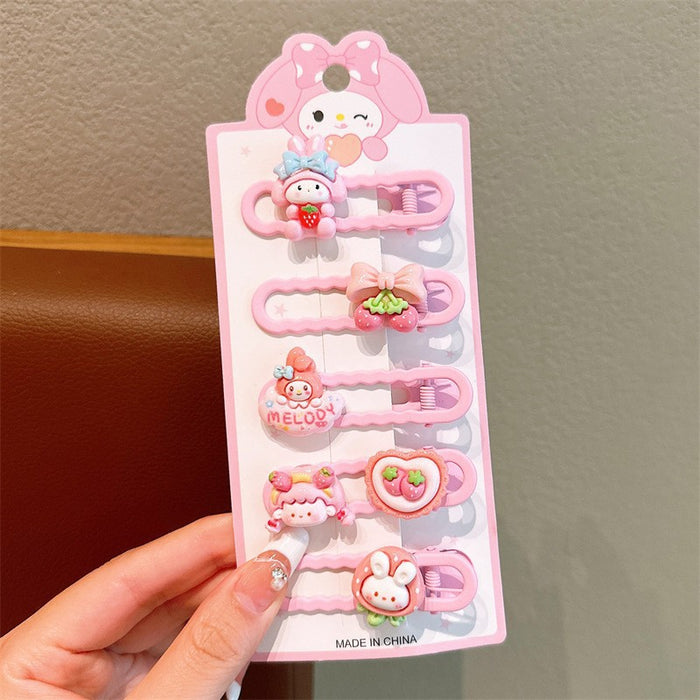Wholesale Cartoon Hair Clips for Kids Cute Plastic Resin Hair Accessory for Gift or Resale