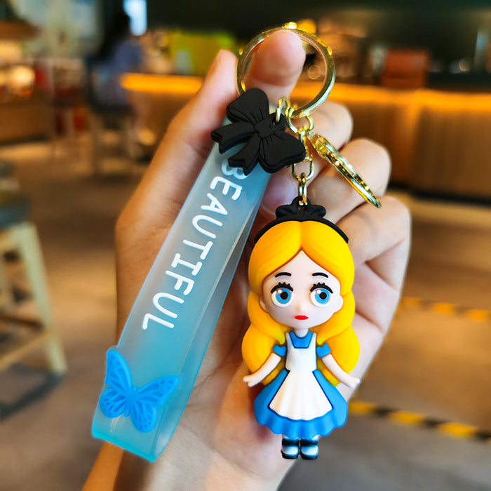 Wholesale Cartoon Doll Silicone Keychain JDC-KC-Tingm211