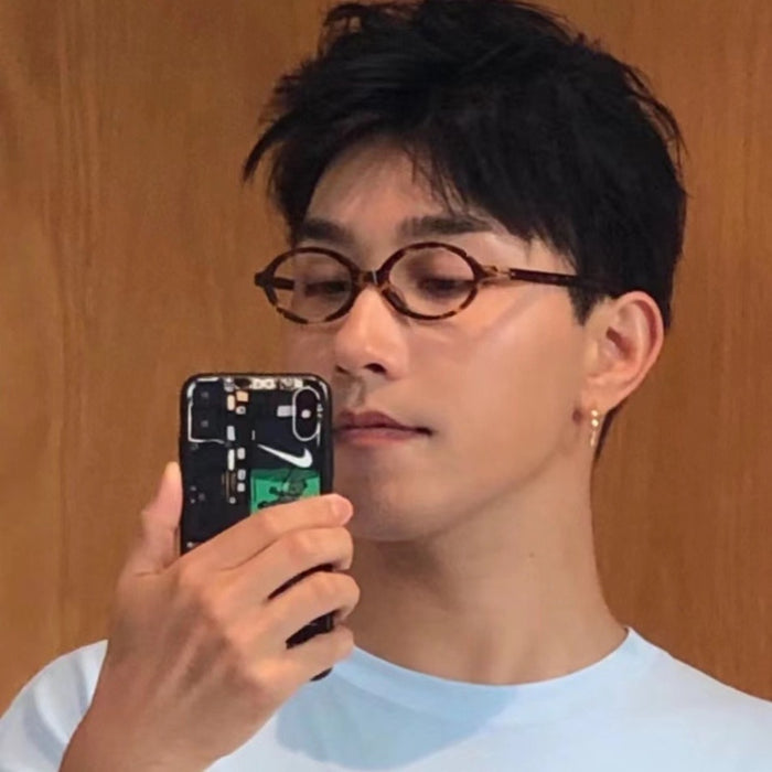 Wholesale Anti blue light flat lens sunglasses, small frame oval glasses