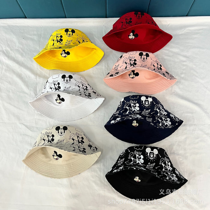 Wholesale New Cotton Fisherman's Hat Versatile Sunscreen Hat Cartoon Double sided Sunscreen Hat