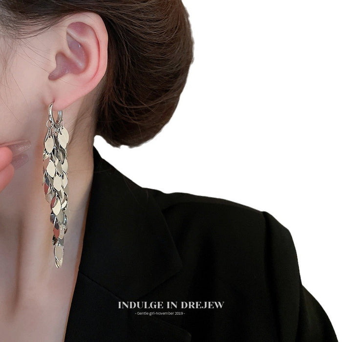 Wholesale Tassel Wheat Ear Statement Earrings for Women