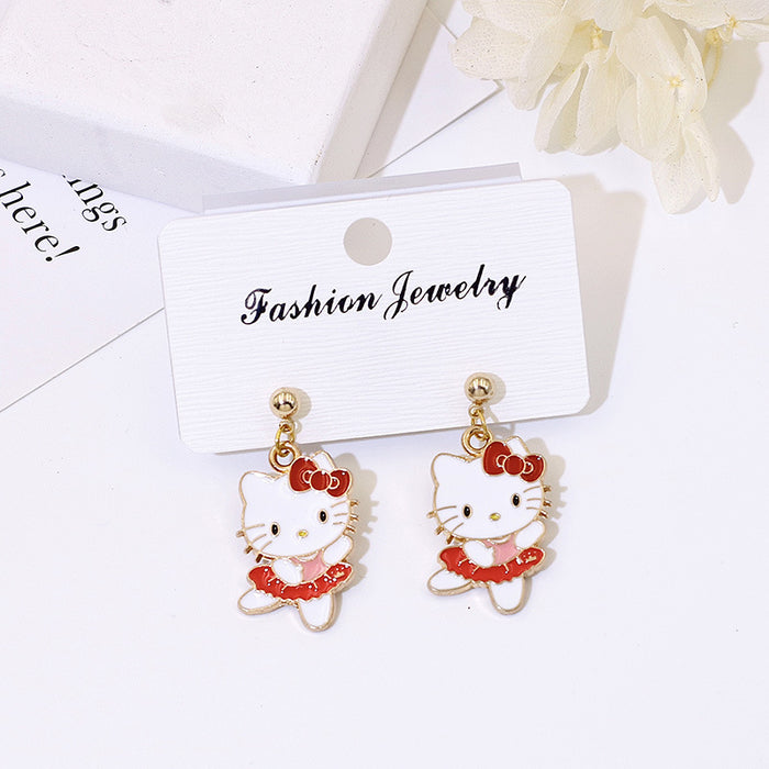 Wholesale Alloy Simple Cartoon Drop Earrings