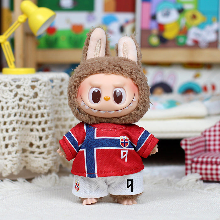 Wholesale 3pcs Doll Football Uniform Accessory - Doll Clothes
