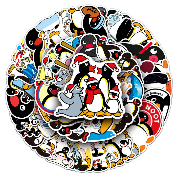 Wholesale 50pcs Cartoon Animals Cute Waterproof Decorative Stickers