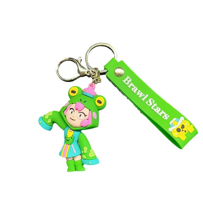 Wholesale bucket key chain cartoon doll car key chain