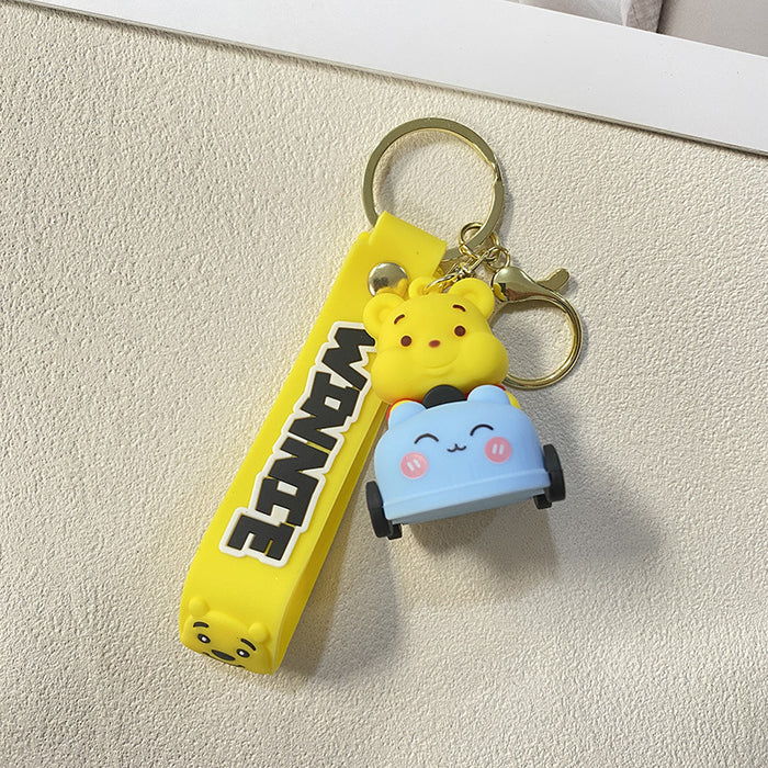 Wholesale Cute PVC honey bear keychains