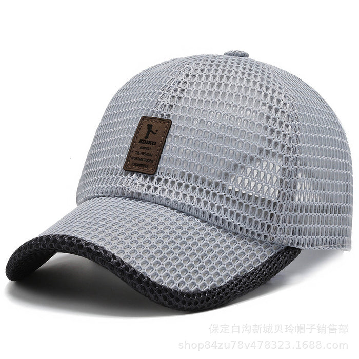 Wholesale Hat Mesh Baseball Hat Sunshade Breathable Sports and Leisure Sunscreen Hat