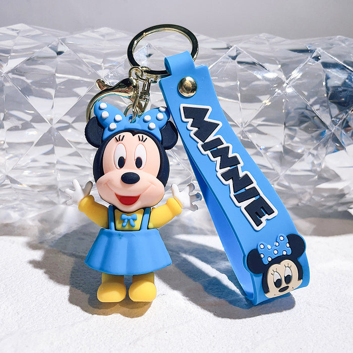 Wholesale Christmas Cartoon Anime Silicone Keychain JDC-KC-Qiwei034