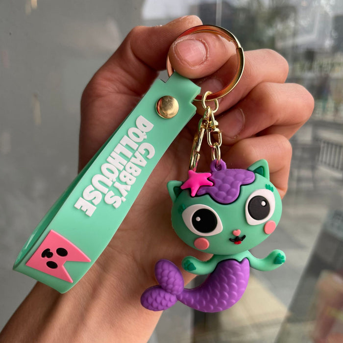 Wholesale House keychain cartoon figurine backpack pendant decoration small gift wholesale