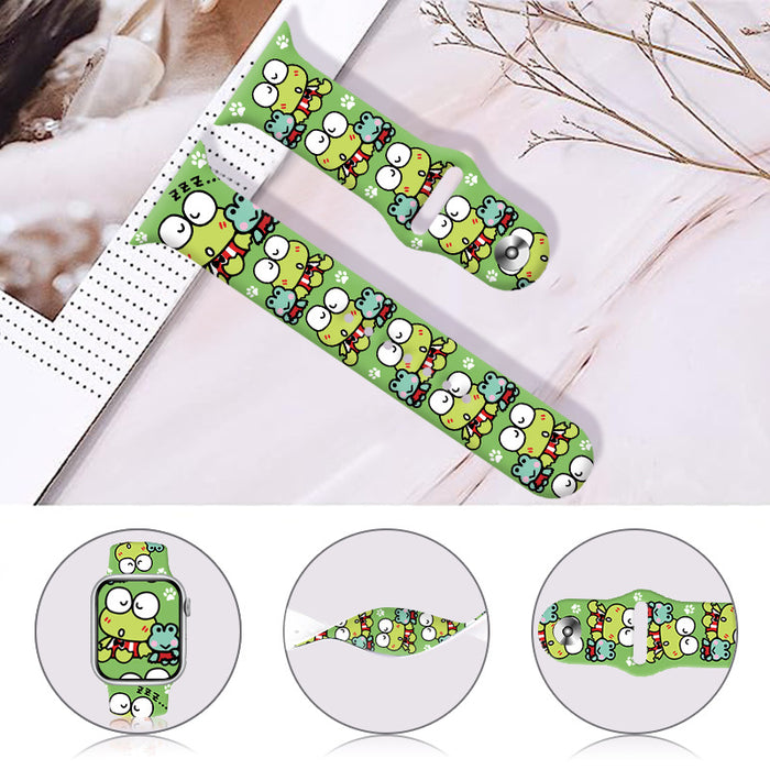 Wholesale Silicone Printed Silicone Watch Strap Wristband JDC-WD-NuoQi032