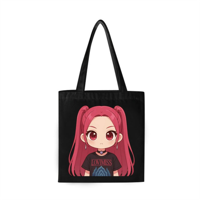 Wholesale KPOP Anime-themed printed canvas shoulder bag