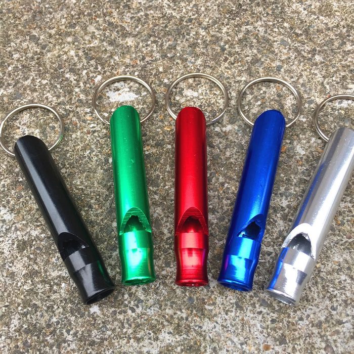 Wholesale Aluminum Alloy Color Whistle Keychain JDC-KC-KB025