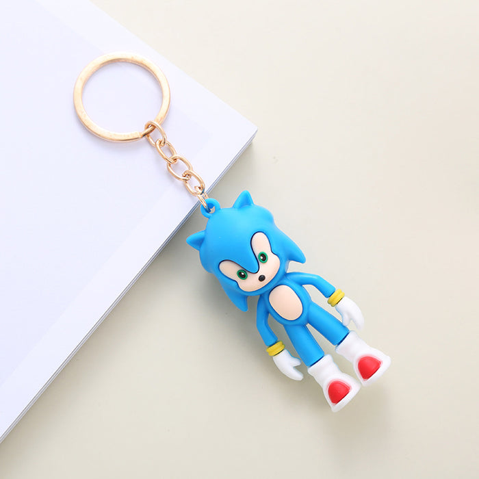 Wholesale Cute Cartoon Soft Rubber Doll Keychain JDC-KC-BoYue004