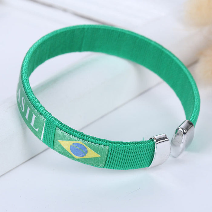 Wholesale World Cup Themed Bracelet Fan Souvenir Cheering Gift
