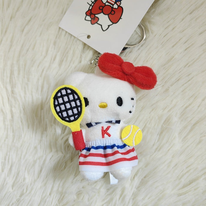 Wholesale Cute Bow Cat Plush Doll Keychain Pendant