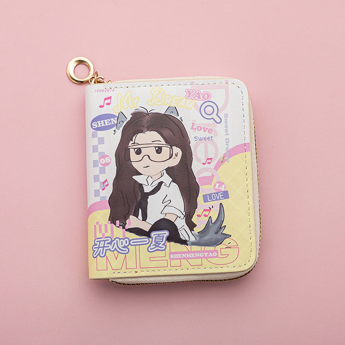 Wholesale Cute Cartoon Buckle Short Wallet