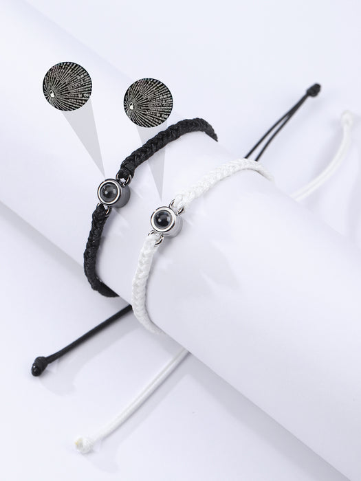 Wholesale Cross border love bracelet with fashionable and versatile design, geometric and personalized jewelry