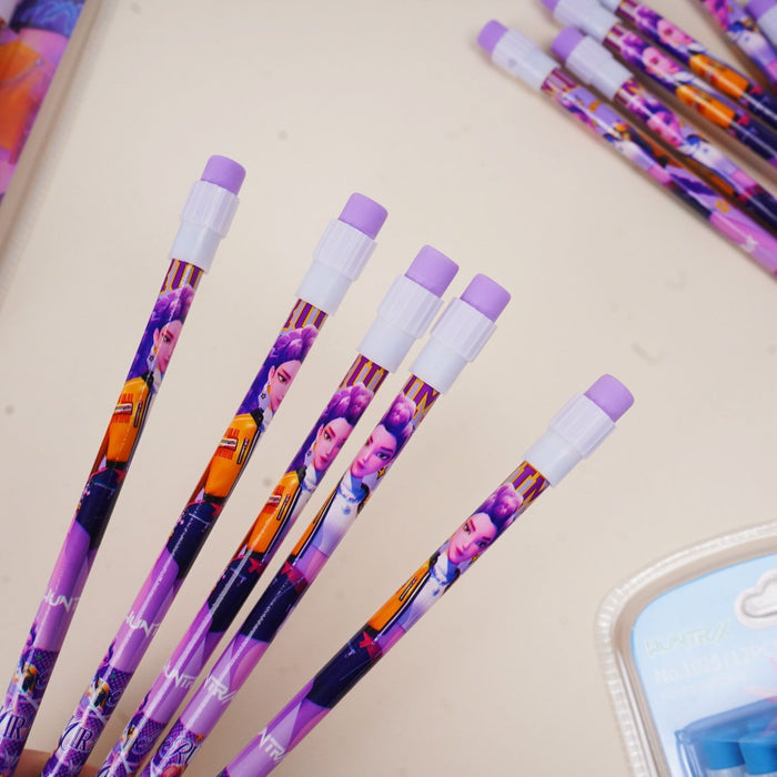 Wholesale K-POP Cute Anime Elementary School Student Pencil Set