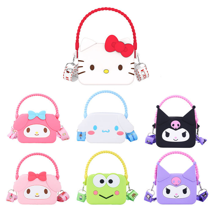 Wholesale Cartoon Silicone Handbags Kids Bags JDC-SD-TaoTa002