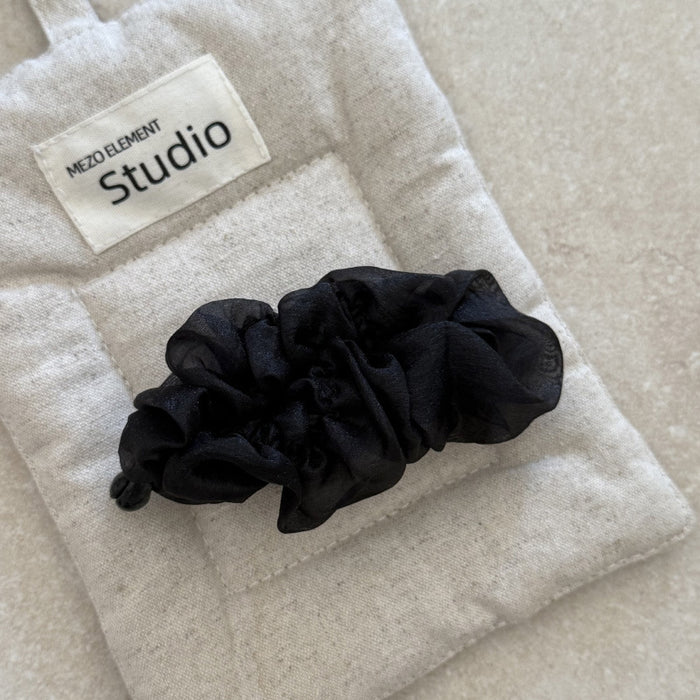 Wholesale Fabric Pleated Vertical High Ponytail Hairpin Banana Clip Elegant Hairpin