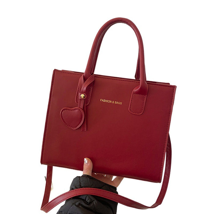 Wholesale Handheld tote bag, single shoulder crossbody, large capacity, simple and versatile