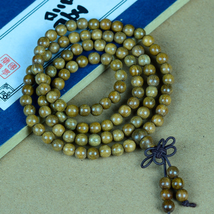 Wholesale Green sandalwood rosary beads sandalwood multi-circle bracelet for men and women
