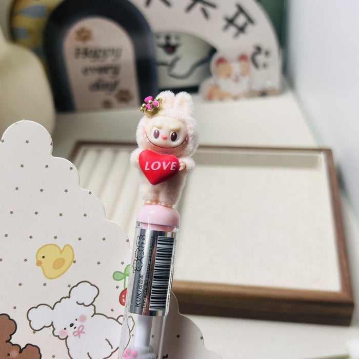 Wholesale Flocking Cute Grain String Music Gel Pen