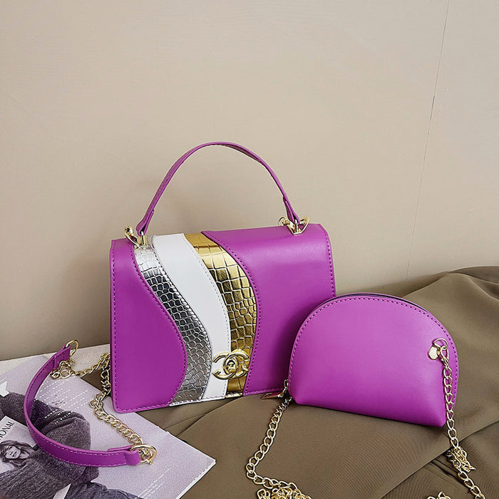 Wholesale Mother-in-Mother Color Matching Shoulder Bag JDC-SD-DuoH003
