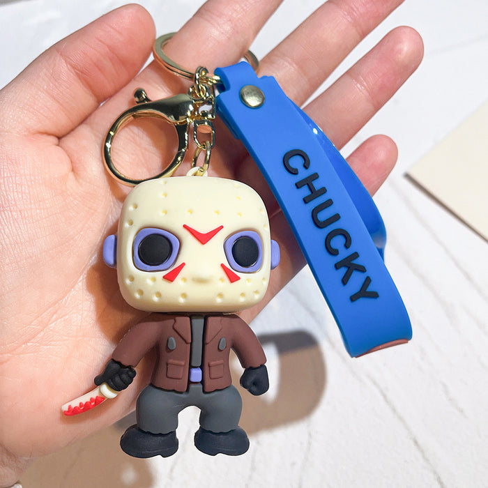 Wholesale Cartoon Movie Silicone Keychain JDC-KC-Qiwei033