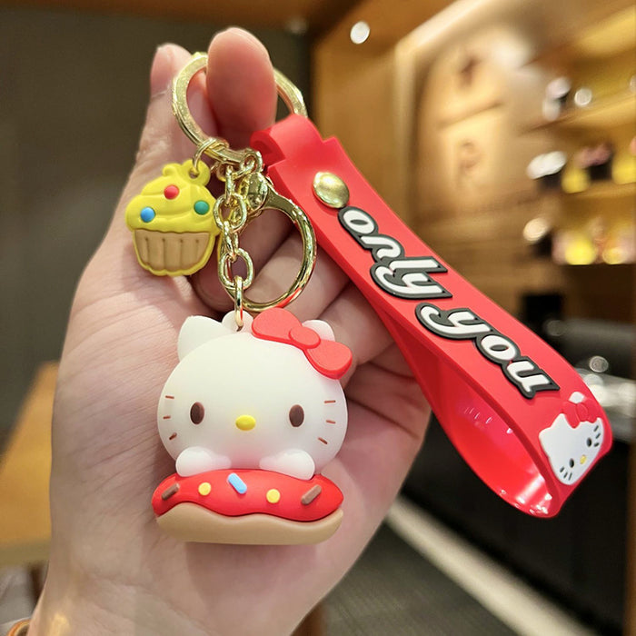 Wholesale Cartoon Doll Silicone Keychain JDC-KC-Tingm203