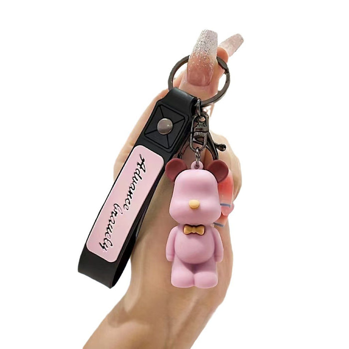 Wholesale bear key chain pendant cute bear doll exquisite bag hanging accessories gift