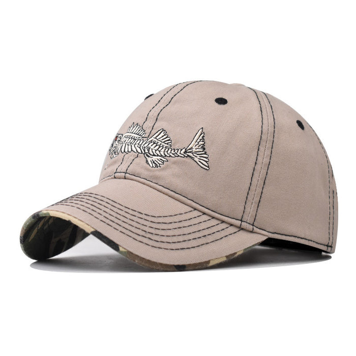 Wholesale Embroidered baseball cap, versatile and personalized outdoor duckbill cap