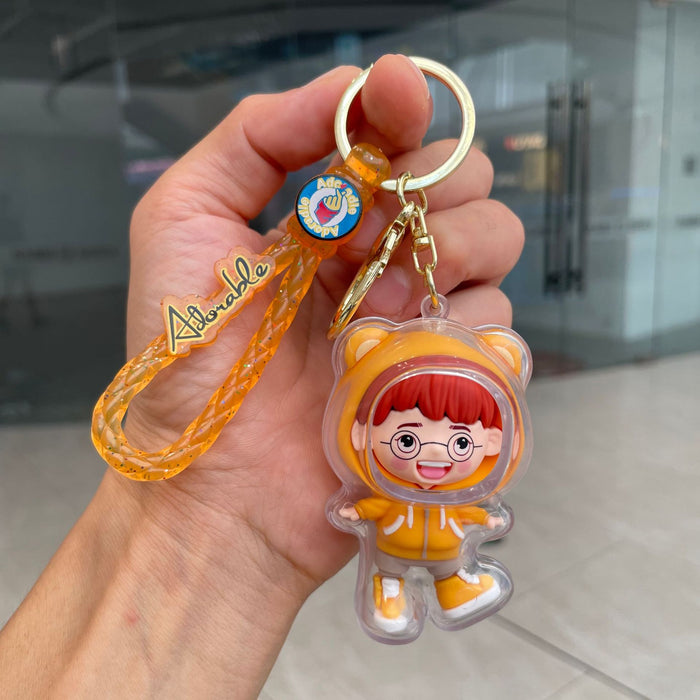 Wholesale Couple keychain, car keychain, cute doll, backpack pendant, exquisite small gift