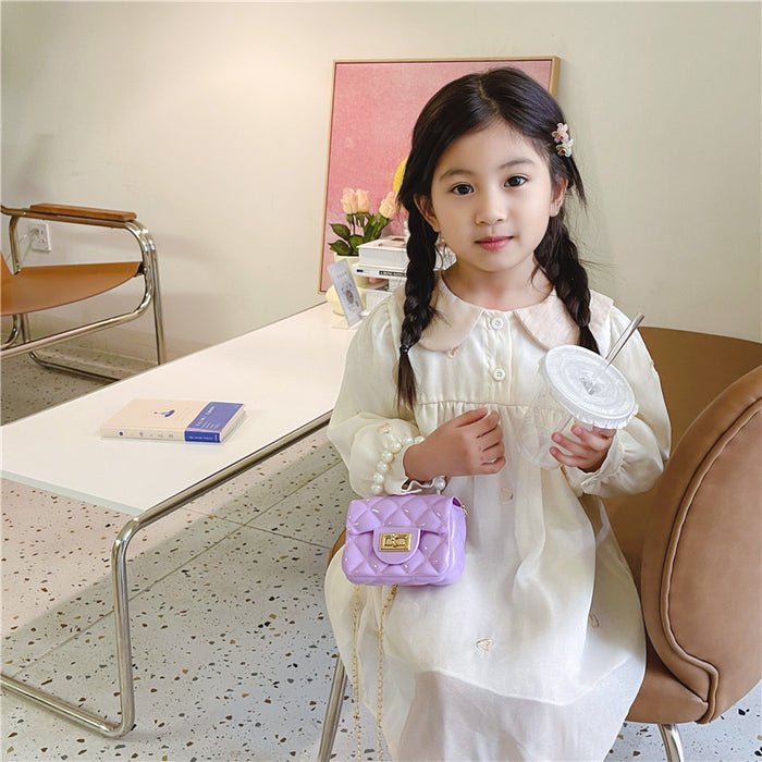 Wholesale Jelly bag, hand-held mini bag, children's cute little shoulder bag