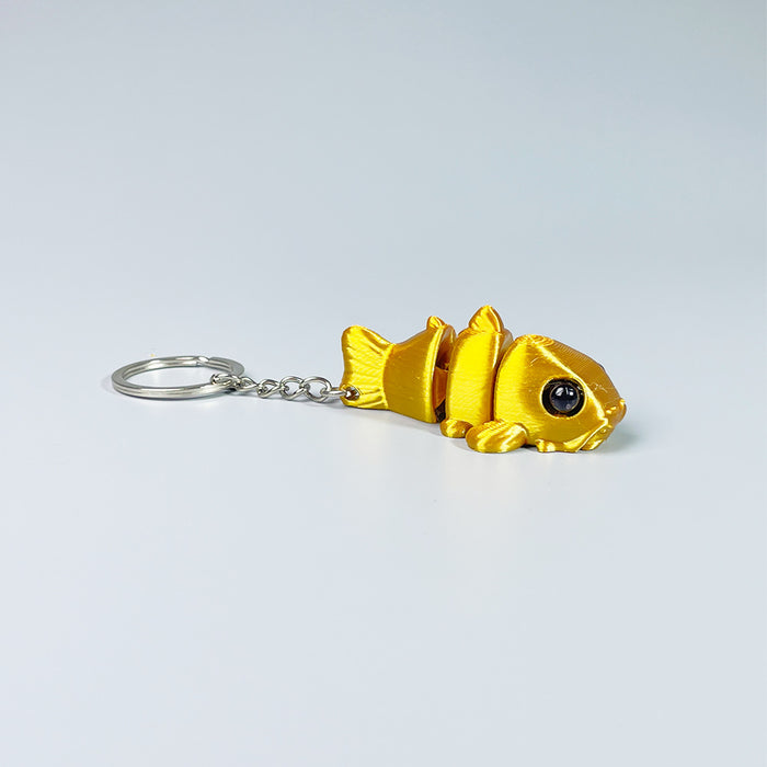 Wholesale Keychain pendant mini movable and flexible joint hanging accessory 3D printed accessory