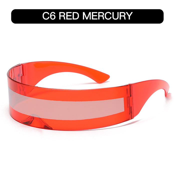 Wholesale Cyberpunk Futuristic All-in-One Sunglasses Cyber  Didi-disco Sunglasses