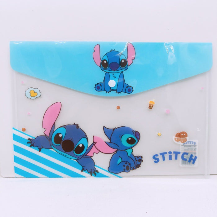 Wholesale 24pcs/ set Document Bag PP Button Bag Cartoon A4 Storage Bag